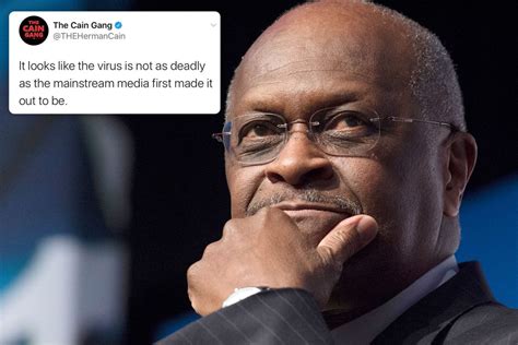 herman cain's claims of fake news on pre-existing conditions|Herman Cain, US ex.